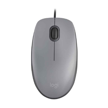 Imagem de MOUSE LOGITECH M110 SILENT GRAY C/ FIO - 910-006757