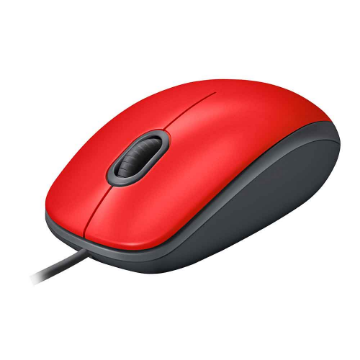 Imagem de MOUSE LOGITECH M110 SILENT RED C/ FIO - 910-006755