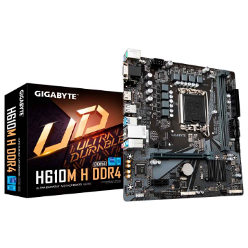 Imagem de PLACA MAE (INTEL) GIGABYTE H610M H DDR4 LGA1700 12° GERACAO