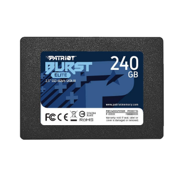 Imagem de SSD PATRIOT BURST 240GB 2,5" SATA 3 - PBE240GS25SSDR