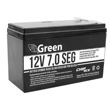 Imagem de BATERIA GREEN CHIP SCE 12V ALARME - 013-3505