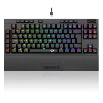 Imagem de TECLADO MECANICO VISHNU RGB PRETO SWITCH VERMELHO K596RGB (PT-RED)