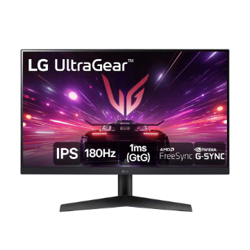 Imagem de MONITOR LED 24" LG IPS 24GS60F-B ULTRAGEAR FHD / 1MS / HDMI / DP / HDR / 180HZ