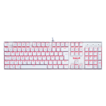 Imagem de TECLADO MECANICO REDRAGON MITRA K551W SINGLE COLOR SWITCH MARROM