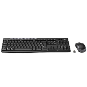 Imagem de KIT MOUSE E TECLADO LOGITECH MK270 SEM FIO PRETO