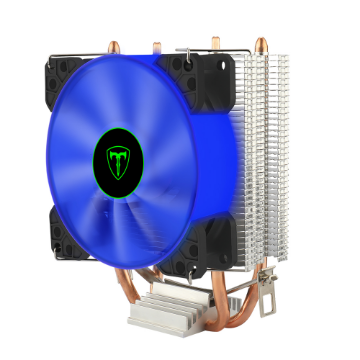 Imagem de COOLER PARA PROCESSADOR T-DAGGER INTEL/AMD IDUN B PRETO FAN 90MM LED AZUL - T-GC9109 B