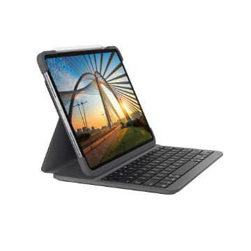 Imagem de CAPA COM TECLADO LOGITECH SLIM FOLIO PRO P/ IPAD PRO 12,9' 3° E 4° GERACAO