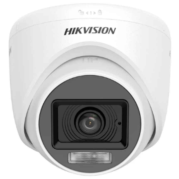 Imagem de CAMERA AN 2MP TURRET 2.8MM DUAL LIGHT COM COLORVU MIC COM AUDIO DS-2CE76D0T-LPFS HIKVISION