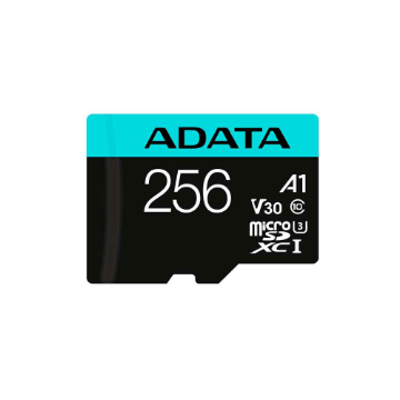 Imagem de CARTAO DE MEMORIA SD ADATA CLASS 10UHS-I-U3V30SA2 256GB (MICRO SDXC + ADAPTADOR)AUSDX256GUI3V30SA2-R