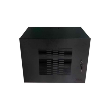 Imagem de MINI RACK 19' 08U X 350MM PORTA VENTILADA PRETO - 5650 - MAX ELETRON