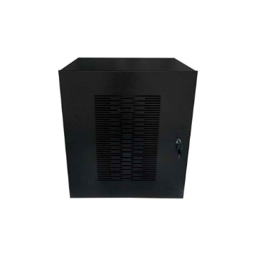 Imagem de MINI RACK 19' 12U X 400MM PORTA VENTILADA PRETO - 5652 - MAX ELETRON