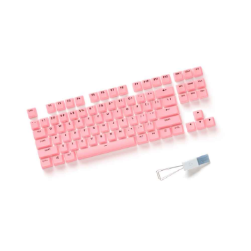 Imagem de CAPA DE TECLAS P/ TECLADO GAMER LOGITECH G KEY CAPS W/PULLER/BRUSH ROSA - 943-000773