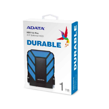 Imagem de HDD EXTERNO 1TB ADATA  AZUL 2,5" PORTATIL USB 3.1 HD710 PRO - ANTI-QUEDA, PROVA D'AGUA.