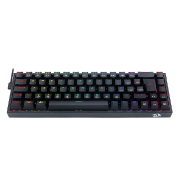 Imagem de TECLADO REDRAGON MECANICO GAMER CASTOR RGB PRETO SWITCH AZUL ABNT2 K631-RGB (PT-BLUE)