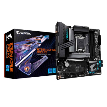 Imagem de PLACA MAE (INTEL) GIGABYTE B760M AORUS PRO AX 1.0 DDR5 LGA1700 12° 13° E 14° GERACAO