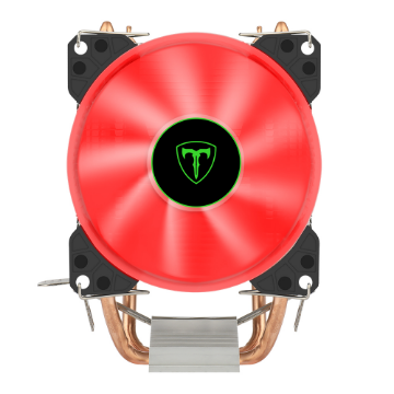 Imagem de COOLER PARA PROCESSADOR T-DAGGER INTEL/AMD IDUN R PRETO FAN 90MM LED VERMELHO - T-GC9109 R