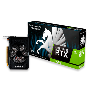 Imagem de PLACA DE VIDEO GAINWARD GEFORCE RTX3050 6GB GDDR6 PEGASUS 96BITS NE63050018JE-1070E