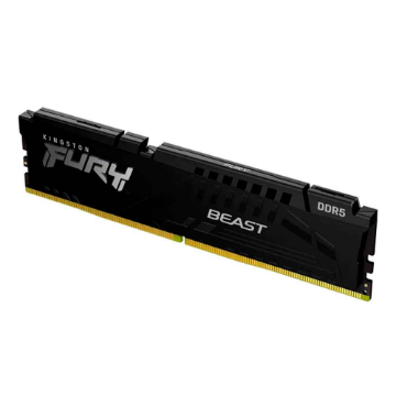 Imagem de MEMORIA KINGSTON FURY BEAST 8GB DDR5 5200MHZ 1.25V BLACK DESKTOP - KF552C40BB-8