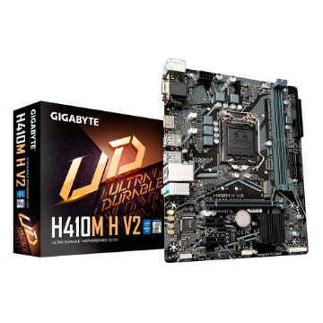 Imagem de PLACA MAE (INTEL) GIGABYTE H410M H V2 1.7 DDR4 LGA 1200 10ª GERACAO