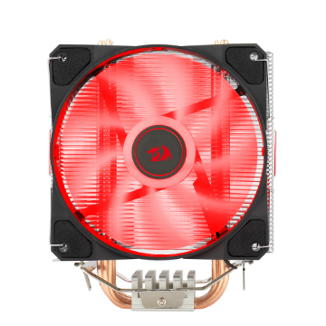 Imagem de COOLER PARA PROCESSADOR REDRAGON INTEL/AMD TYR PRETO LED VERMELHO - CC-9104R