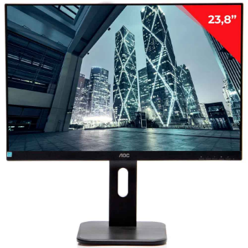 Imagem de MONITOR 23,8" AOC LED 24P1U WIDESCREEN VGA / HDMI / 60HZ / 5MS / DP / VESA / COM AJUSTE DE ALTURA