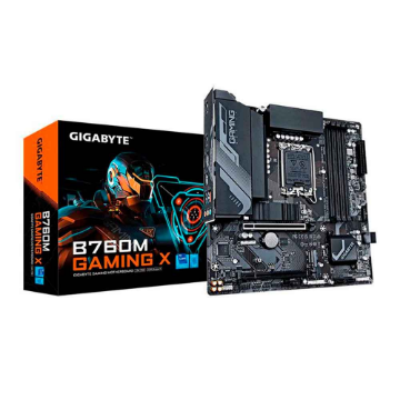 Imagem de PLACA MAE (INTEL) GIGABYTE B760M GAMING X 1.0 DDR5 LGA1700 12° 13° E 14° GERACAO