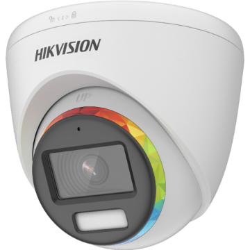 Imagem de CAMERA AN 2MP TURRET DOME FLEX 2.8MM METALICA COLORVU LIGHT 40M IP68 WDR 130 DB DS-2CE72DF0T-LFS(2.8MM) HIKVISION