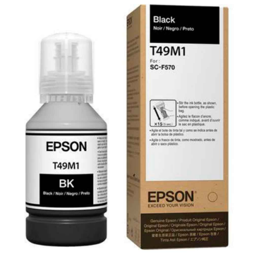 Imagem de TINTA EPSON SUBLIMATICA ULTRACHROME T49M120 PRETO 140ML - F170 / F570 / F570H