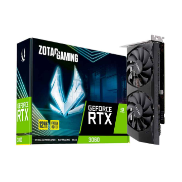 Imagem de PLACA DE VIDEO ZOTAC GEFORCE RTX 3060 12GB GDDR6 192BITS ZT-A30600P-10M