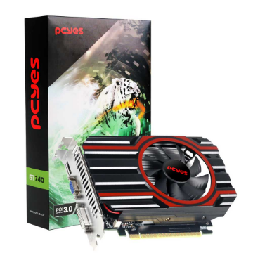 Imagem de PLACA DE VIDEO PCYES GEFORCE GT 740 4GB GDDR5 128BITS PA740GT12804D5FZ