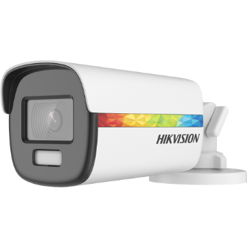 Imagem de CAMERA AN 2MP BULLET FLEX 2.8MM METALICA COLORVU LIGHT 40M IP67 WDR 130 DB DS-2CE12DF0T-LFS(2.8MM) HIKVISION