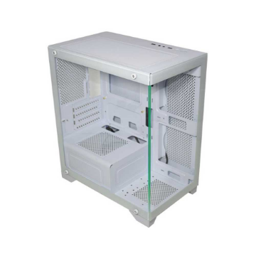 Imagem de GABINETE GAMER K-MEX AQUARIO CG-W1F9 MICRO POSEIDON BRANCO MICRO ATX SEM COOLER