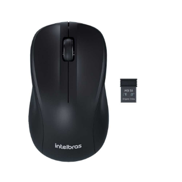 Imagem de MOUSE INTELBRAS MSI50 SEM FIO PRETO BLISTER - 4290009