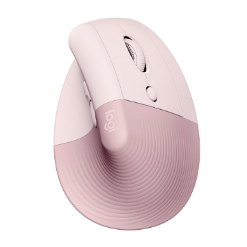 Imagem de MOUSE LOGITECH ERGONOMICO VERTICAL LIFT SEM FIO ROSE 910-006472