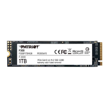 Imagem de SSD PATRIOT P300 1TB M.2 2280 NVME PCIE GEN 3x4 - P300P1TBM28