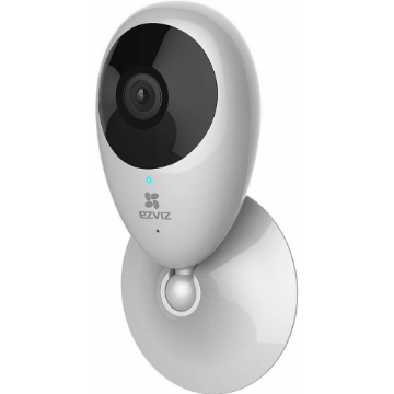 Imagem de CAMERA IP 1MP WIFI INTERNA 2.8MM DETECCAO DE MOVIMENTO IR10M MIC BID BRANCA C2C CS-CV206-D0-1G1WF EZVIZ