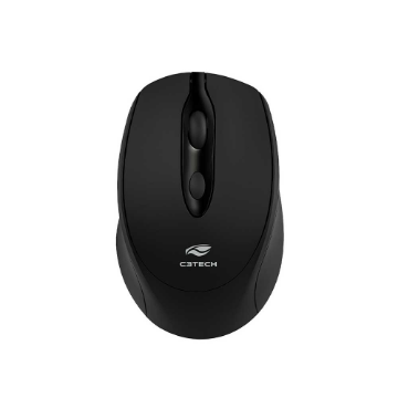 Imagem de MOUSE C3TECH SEM FIO RECARREGAVEL BLUETOOTH E RECEPTOR M-BT30BK