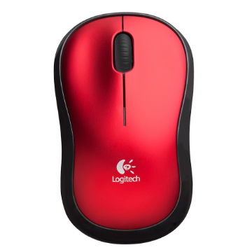 Imagem de MOUSE LOGITECH M185 SEM FIO RC/NANO VERMELHO