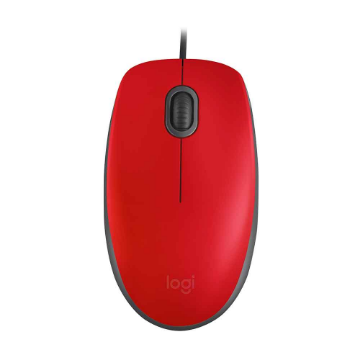 Imagem de MOUSE LOGITECH M110 SILENT RED C/ FIO - 910-006755