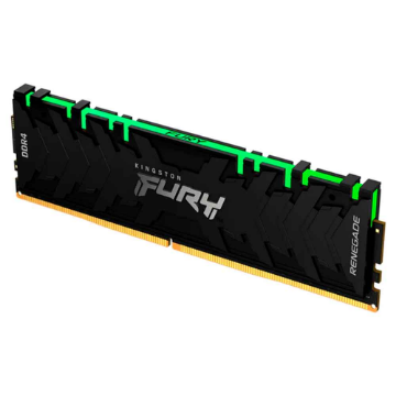 Mostrar detalhes de MEMORIA KINGSTON FURY RENEGADE RGB 16GB DDR4 3200MHZ 1.35V DESKTOP - KF432C16RB12A/16 Imagem de MEMORIA KINGSTON FURY RENEGADE RGB 16GB DDR4 3200MHZ 1.35V DESKTOP - KF432C16RB12A/16