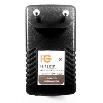 Mostrar detalhes de FONTE ELETRONICA POE 12V 1A - FC1201PN - FC FONTES Imagem de FONTE ELETRONICA POE 12V 1A - FC1201PN - FC FONTES