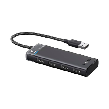 Mostrar detalhes de HUB USB UGREEN COM 4P USB-A 3.0 E ALIMENTACAO VIA USB-C - CM653 Imagem de HUB USB UGREEN COM 4P USB-A 3.0 E ALIMENTACAO VIA USB-C - CM653
