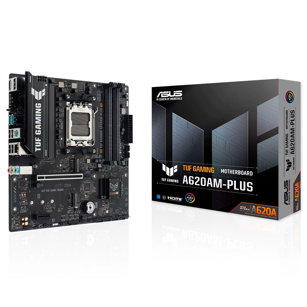 Imagem de PLACA MAE (AMD) ASUS A620AM-PLUS TUF GAMING DDR5 AM5