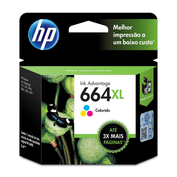 Imagem de CARTUCHO HP F6V30AB N 664XL TRICOLOR