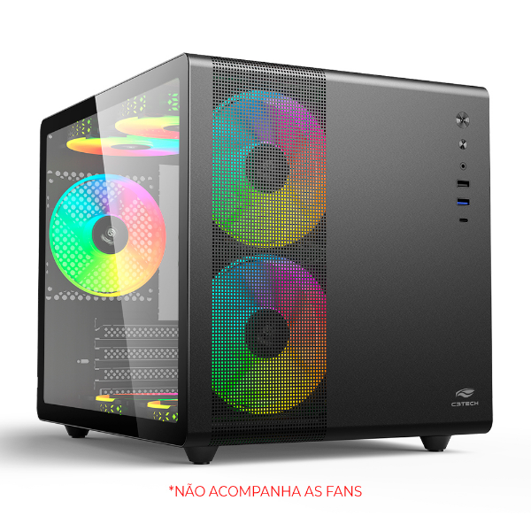 Imagem de GABINETE C3TECH AQUARIUS MT-G710BK SEM FONTE