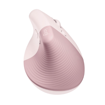 Imagem de MOUSE LOGITECH ERGONOMICO VERTICAL LIFT SEM FIO ROSE 910-006472