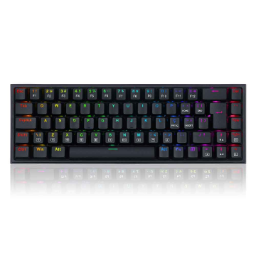 Imagem de TECLADO REDRAGON MECANICO GAMER CASTOR RGB PRETO SWITCH MARROM ABNT2 K631-RGB (PT-BROWN)