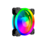 Imagem de KIT COOLER T-DAGGER 120X120X25MM C/ 3 FANS RGB PRETO - T-TGF513