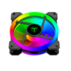 Imagem de KIT COOLER T-DAGGER 120X120X25MM C/ 3 FANS RGB PRETO - T-TGF513