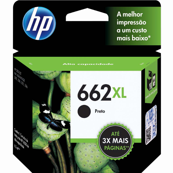 Imagem de CARTUCHO HP CZ105AB N 662XL PRETO